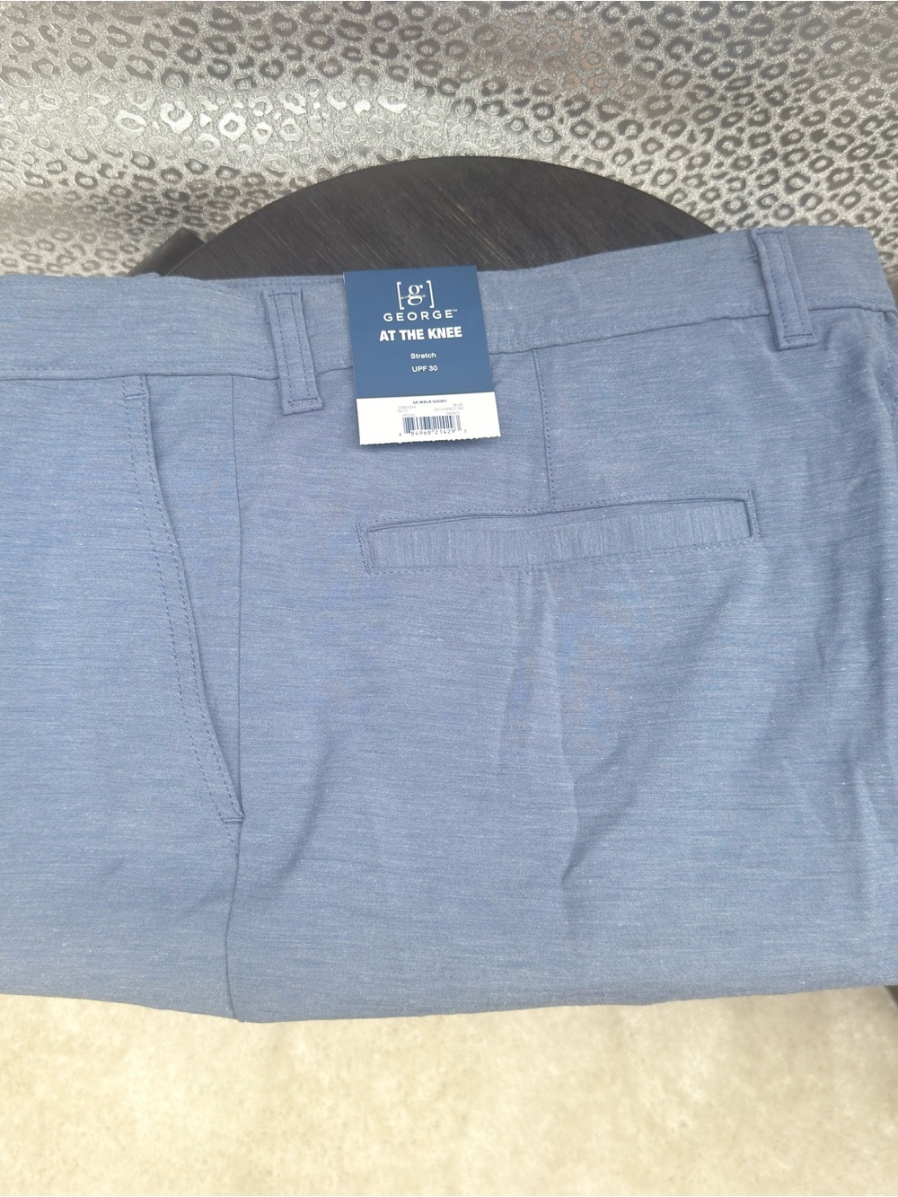 George Light Blue At The Knee Stretch Chinos